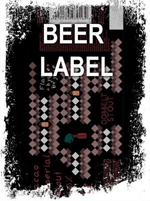 Beerlabel: Flasker Dobbelt Stout (5 одиниць одного виду)