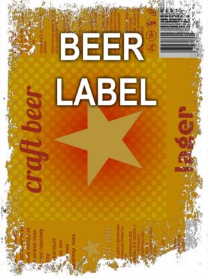Beerlabel: Craft Beer Lager (5 одиниць одного виду)