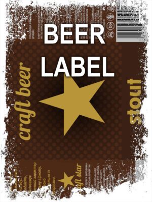 Beerlabel: Craft Beer STOUT (5 одиниць одного виду)