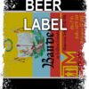 Beerlabel (#150623): Bandera de la Gran Colombia (sq65mm, 2014) (5 одиниць одного виду)
