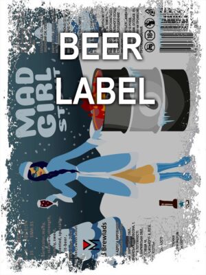 Beerlabel (#150623):Mad Girl [winter] stout (5 одиниць одного виду)