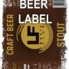 Beerlabel (#150623): Craft Beer Stout LF music club (5 одиниць одного виду)