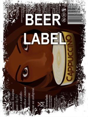 Beerlabel (#300623): Cappuccino Stout (2023) {eyebrows} (5 одиниць одного виду)