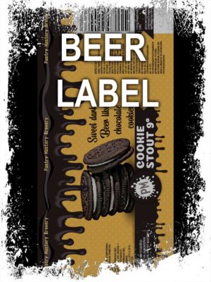 Beerlabel (#300623): PM Cookie Stout 9 (5 одиниць одного виду)