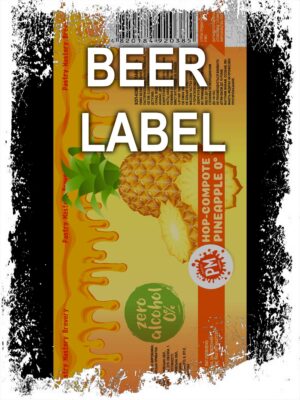 Beerlabel:  PM Hop-Compote Pineapple 0% (5 одиниць одного виду)