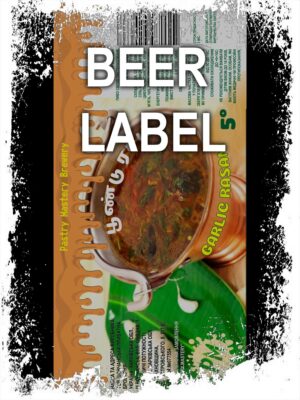 Beerlabel (#300923):  PM Garlic Rasam {green leaf} (5 одиниць одного виду)