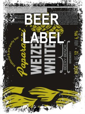 Beerlabel (#090923): Paparazzi Weizen White (5 одиниць одного виду)