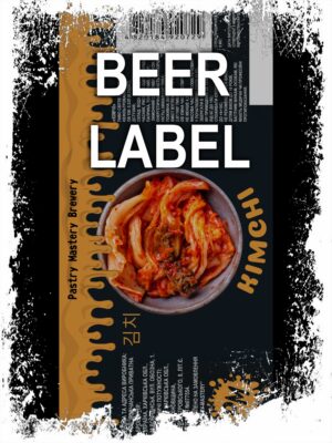 Beerlabel (#301123):  PM Kimchi {redesign} (5 одиниць одного виду)