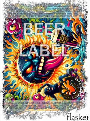 Beerlabel (#301223): Vibrant Pour Eclipse Stout (5 одиниць одного виду)