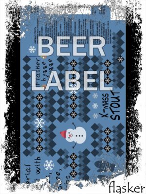 Beerlabel: Flasker X-mass Stout (5 одиниць одного виду)