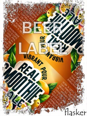 Beerlabel/Collerette (#290224): VibrantPour Real Smoothie Ale (5 одиниць одного виду)