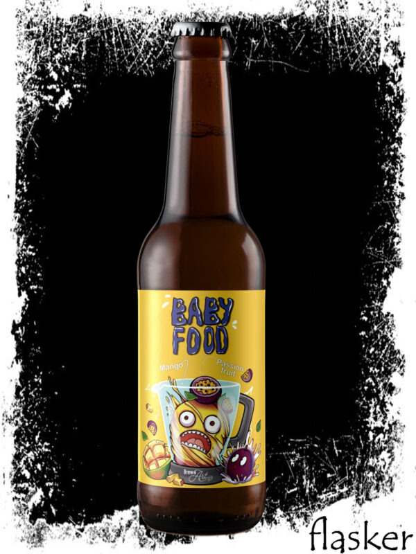 BrewArt Baby Food: Mango & Passion Fruit 5% 330ml