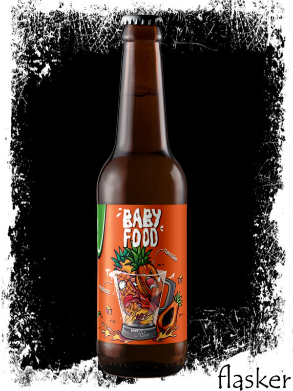 BrewArt Baby Food: Papaya & Pineapple 5% 330ml