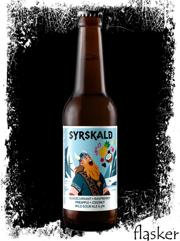 Flasker Syrskald (малина, порічки, ананас, кокос) 6.5% 330ml