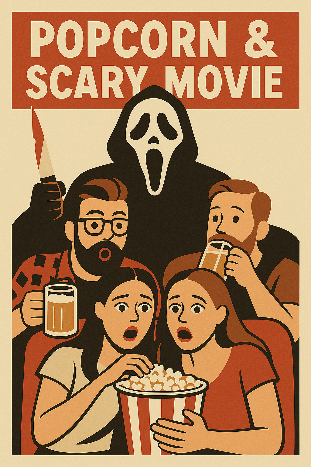 Flasker: PopCorn & ScaryMovie IS 8% 330ml - Зображення 2