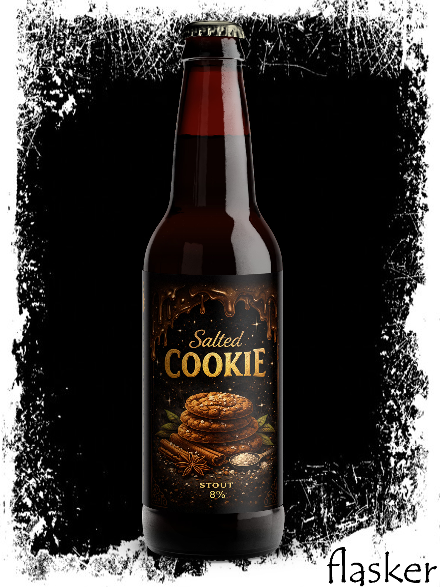 Предреліз Salted Cookie Stout 8% 330ml