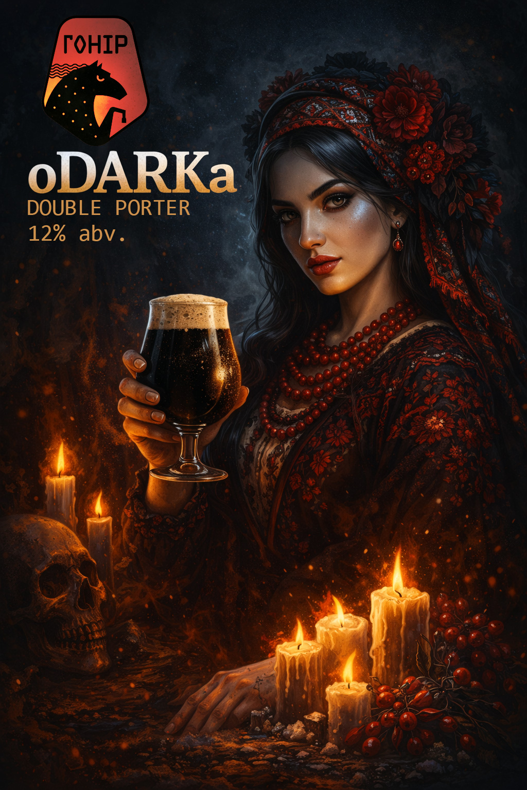 Гонір oDARKa Double Porter 12% 330ml - Зображення 2