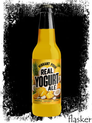 VibrantPour Real Yogurt Ale: Pineapple, Coconut, Orange 6.5%