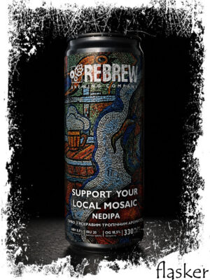 REBREW SUPPORT YOUR LOCAL MOSAIC NEDIPA 8% 0.33L